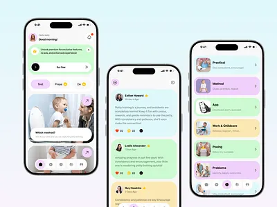 PottyPal - Kids Training Mobile App app design childapp figmadesign gamifiedlearning healthhabits iosdesign kids kidsapp kidsux minimalui mobile mobile app mobile app design mobiledesign parentingapp playfului toddlerux ui uxuidesign