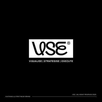 Streetwear Brand Logo Design branding clothing brand design fashion branding fashion logo font logo graphic design illustration letter logo letter vse logo script font streetwear fashion streetwear logo style typography vector wordmark