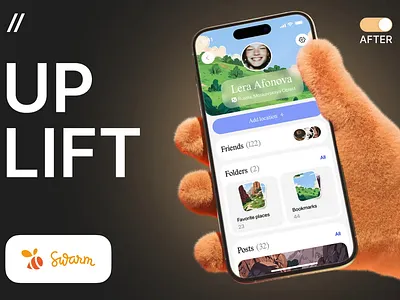 Location-sharing Social Media Mobile iOS App Design android app app design concept app design template app interface dashboard dashboard design design ios location sharing mobile mobile app mobile ui online product design redesign social media ui ux