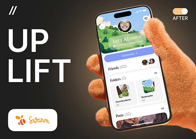 Location-sharing Social Media Mobile iOS App Design android app app design concept app design template app interface dashboard dashboard design design ios location sharing mobile mobile app mobile ui online product design redesign social media ui ux