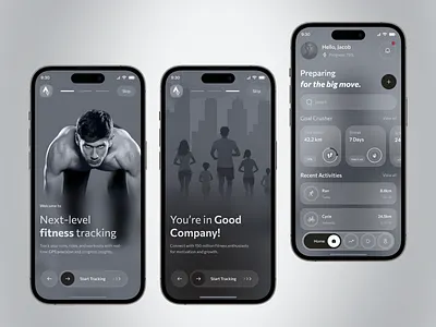 Competitive Sports App Design ai app application clean ui exersise fitness fitness tracker gym website healthcare healthcare app minimal ui mobile app mobile app design product design progress line sport sport application sport widget wellness wellness dashboard