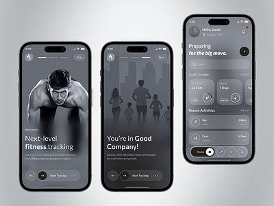 Competitive Sports App Design ai app application clean ui exersise fitness fitness tracker gym website healthcare healthcare app minimal ui mobile app mobile app design product design progress line sport sport application sport widget wellness wellness dashboard