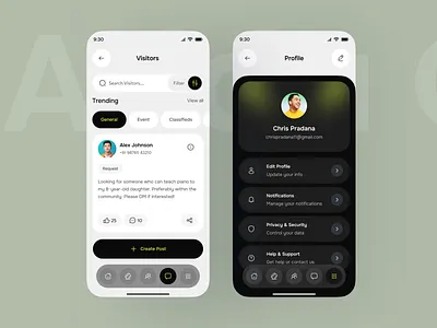 Property Management App apartment management ui app design building management app community management ui estate management app facility management ui maintenance billing app management mobile mobile app mobile app design mobile app redesign property property management app ui property tech design proptech mobile ui rent and maintenance ui resident portal ux smart property app visitor management flow