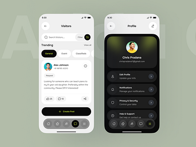 Property Management App apartment management ui app design building management app community management ui estate management app facility management ui maintenance billing app management mobile mobile app mobile app design mobile app redesign property property management app ui property tech design proptech mobile ui rent and maintenance ui resident portal ux smart property app visitor management flow