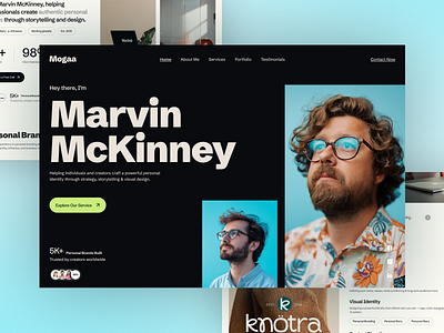 Marvin McKinney – Personal Brand Website Design - Agency Website agency website brand strategist coach website creative agency creative portfolio creative services website creator website entrepreneur website high conversion influencer portfolio website marketing agency website personal branding website personal portfolio personal portfolio website portfolio web premium personal branding professional coach website story driven web design strategist portfolio visual identity