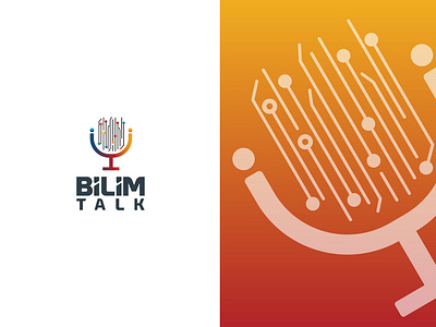 "BILIM TALK" | logo design branding design graphic design illustration logo minimal typography vector
