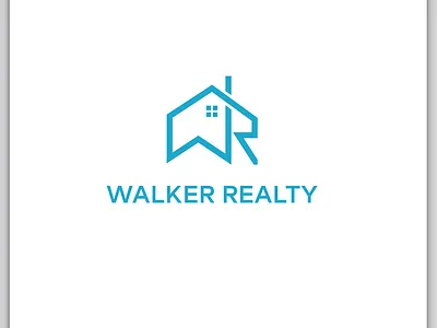 Walker Realty logo - available for purchase brand branding design logo real estates