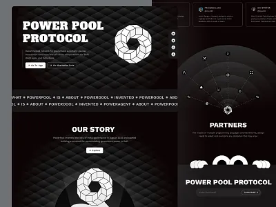 AI Power Pool — Decentralized Crypto Protocol Landing Page Desig ai agent ai power pool ai powered aiin web3 blockchain crypto design concept crypto exchanges crypto protocol landing page cryptocurrency dribbble website design futuristic ui governance protocol ui online courses landing page saas website design typography uiux design ux website design صفحة هبوط