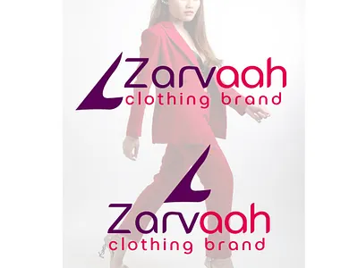 zarvaah clothing brand logo branding design graphic design illustration logo typography vector