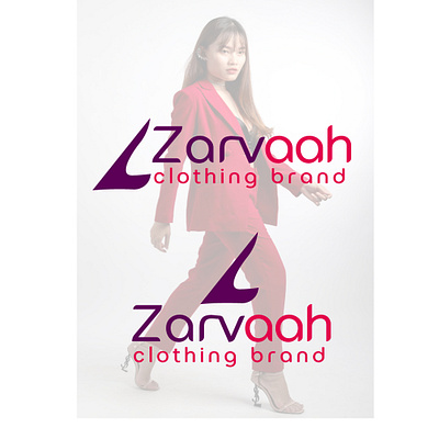 zarvaah clothing brand logo branding design graphic design illustration logo typography vector