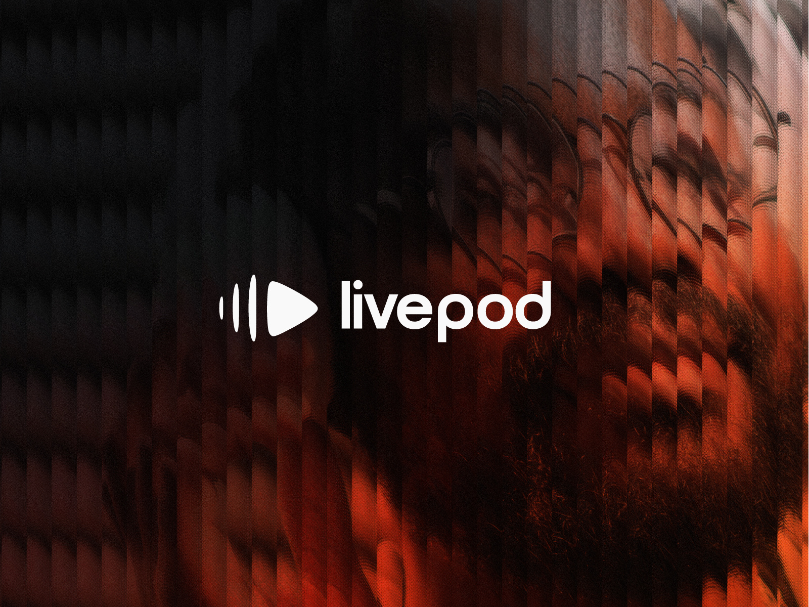 Livepod - Podcast logo best logo design ideas 2025 brand identity design branding glass effect glassmorphism logo logodesign modern logo play icon play logo podcast podcast logo top logo designers dribbble youtube channel logo youtube logo