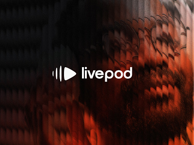 Livepod - Podcast logo best logo design ideas 2025 brand identity design branding glass effect glassmorphism logo logodesign modern logo play icon play logo podcast podcast logo top logo designers dribbble youtube channel logo youtube logo