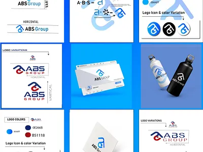 abs logo abs logo branding design graphic design logo typography vector