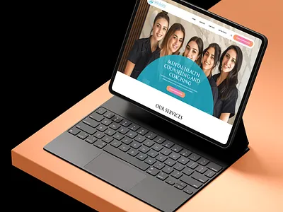 Intuitive Living Website branding calm center for intuitive living clean design healthy landing page logo medical website mental care mental health mental health wellness minimal modern nutritionist phycologically therapy uiux webflow wellness