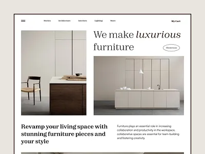 Luxury Furniture Store 🔥 3d animation branding design ecommerence furniture graphic design illustration logo luxury modern typography ui ux vector