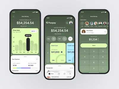 finance App app app design bank banking app crypto finance app finance mobile app fintech ios mobile mobile app modern app money money management app payment solution saas