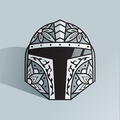 Mando art graphic design illustration illustrator starwars vector