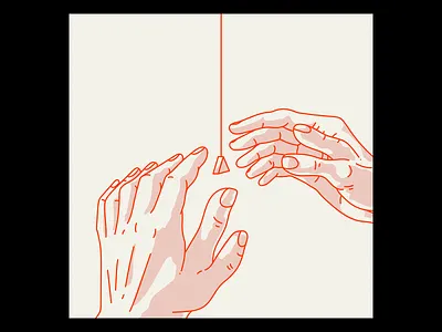 fEEEEEElEr — third 7 appendages digital art feelers fingers harry vincent illustration seven