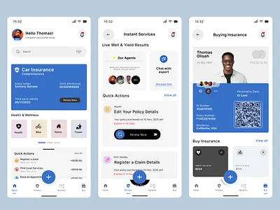 Insurance Dashboard Design branding ui ux