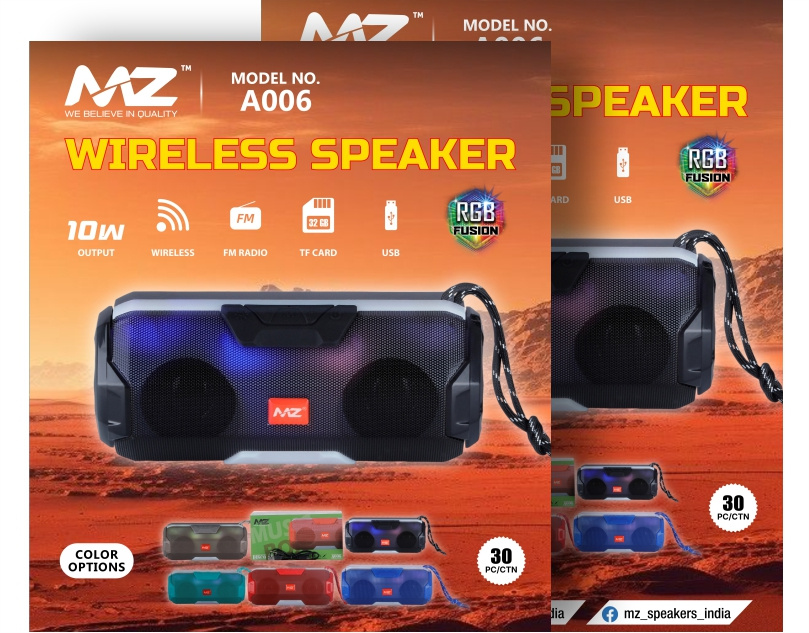 A006 Wireless Speaker Bold Outdoor Campaign adverting branding creative poster graphic design infographic marketing poster design