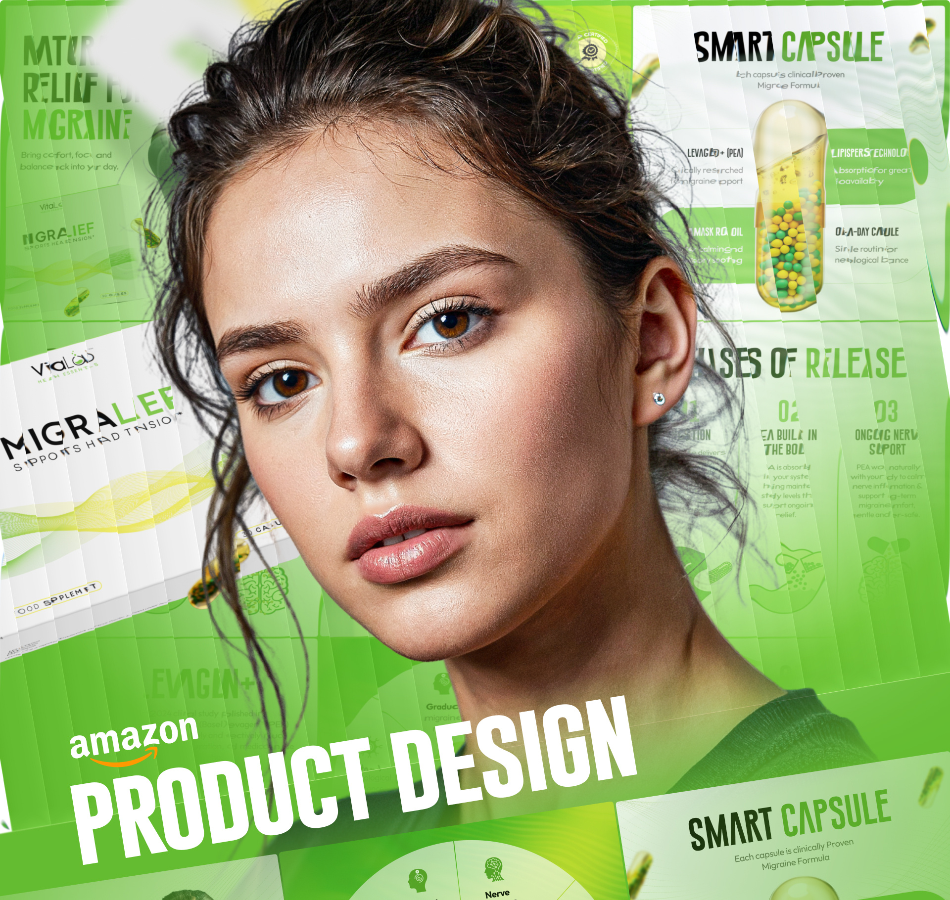 Amazon Supplement Product Design | Listing Images and Premium A+ amazon amazon a amazon ebc amazon infographics amazon product branding ebc design graphic design infographics design listing images packaging design premium a content product 3d supplement supplement design wireframes