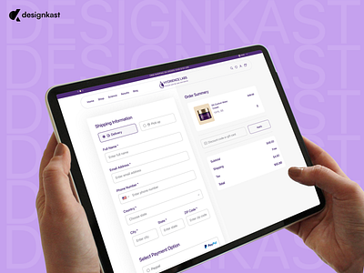 E-commerce Checkout Flow | Hydrience Labs Skincare bank details card checkout checkout page project cosmetics designkast dtc ecommerce interface minimal payment payment shopping cart productdesign skincare uiux uiux design userexperience userinterface webdesign