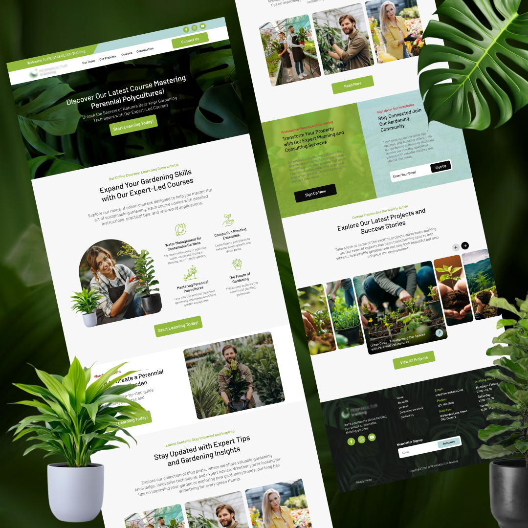 Example of Figma & Wordpress Website  UI UX Design