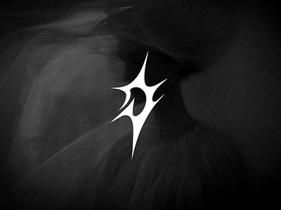 Spark Logo with Clever Negative 'D' Space" abstract logo brand identity branding d logo design geometric logo graphic design grid logo logo logo design negative space logo