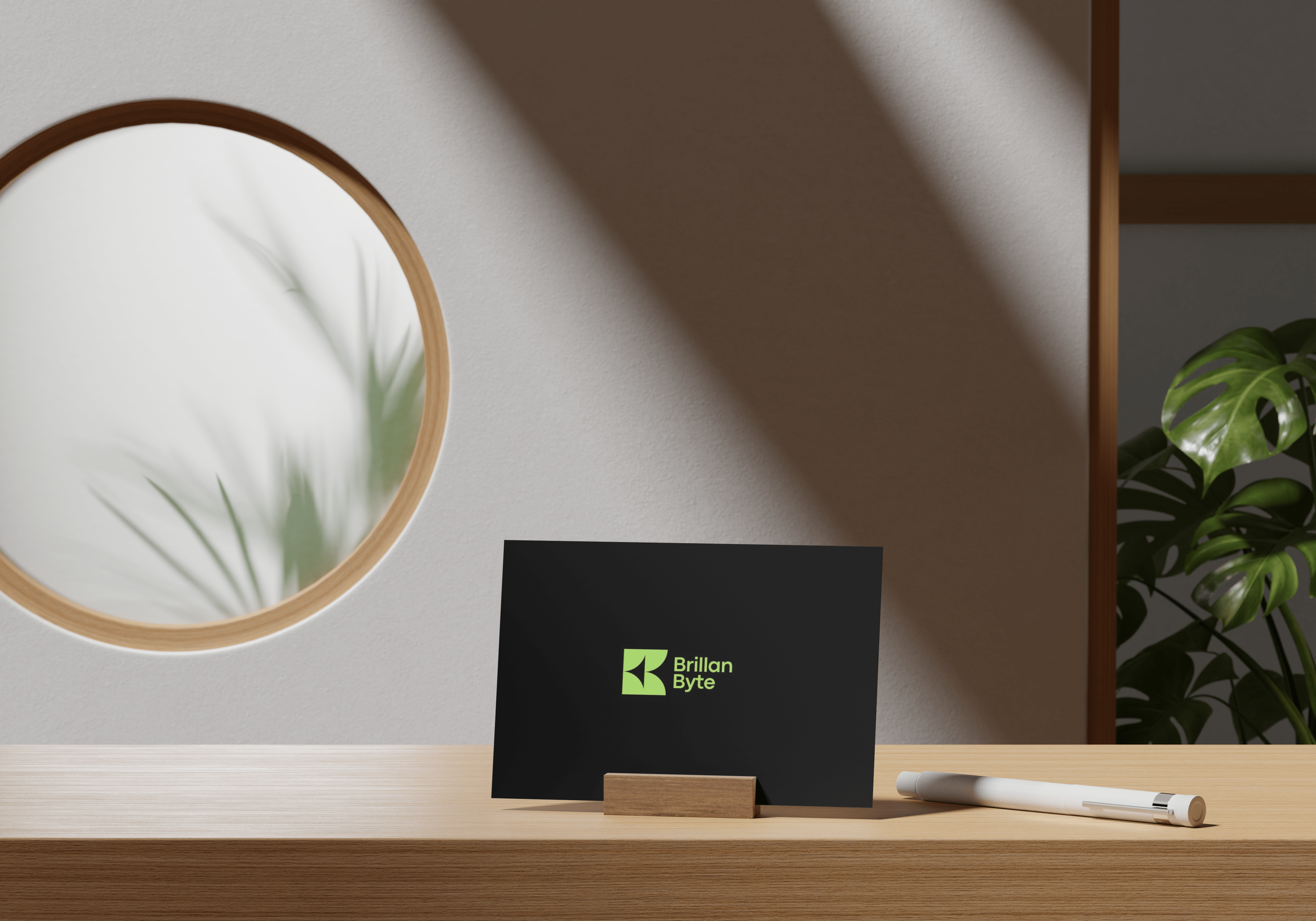 Tech Startup Business Card Design - Modern Minimalist app company black business card brand identity business card design clean design digital agency figma geometric logo illustrator innovation logo minimalist design modern business card neon green print design professional card saas branding startup branding tech branding tech industry tech startup