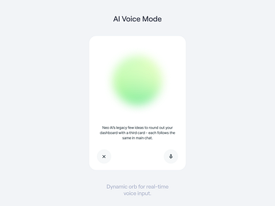 Today’s Drop: AI Voice aidesign aiui aiux figmaai headstartui moonshot moonshotui productdesign uidesign uxdesign
