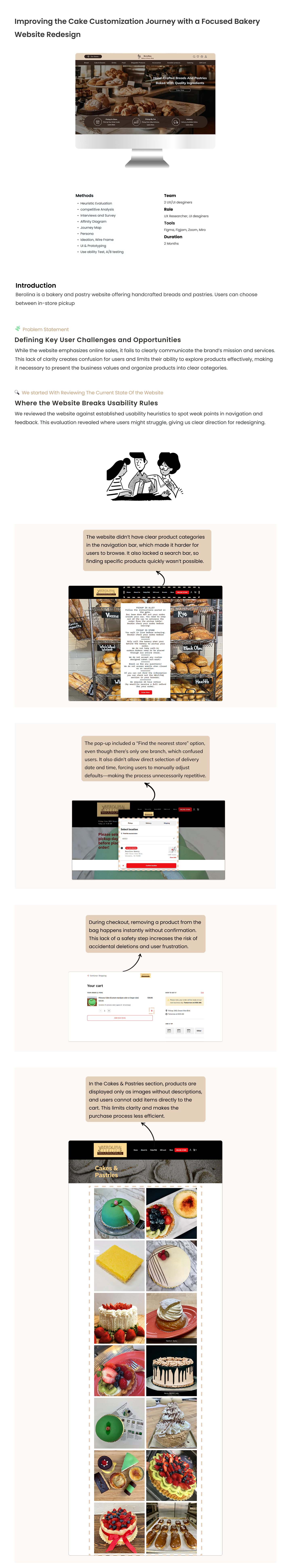 Berolina Bakery Website branding design illustration logo typography ui ux vector