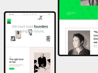 Venture Capital - Landing page design inspiration ui ux web