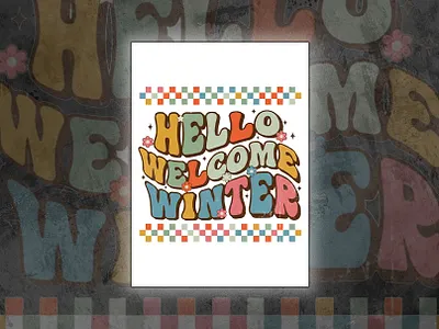 Vintage Retro winter T-shirt Design custom t shirt graphic design illustration retro t shirt t shirt design typography typography t shirt design vintage tshirt design winter tshirt design