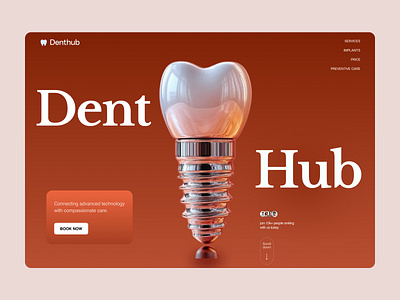 Dental Care Website dental care design health care interface landingpage tajul uiux webdesign website