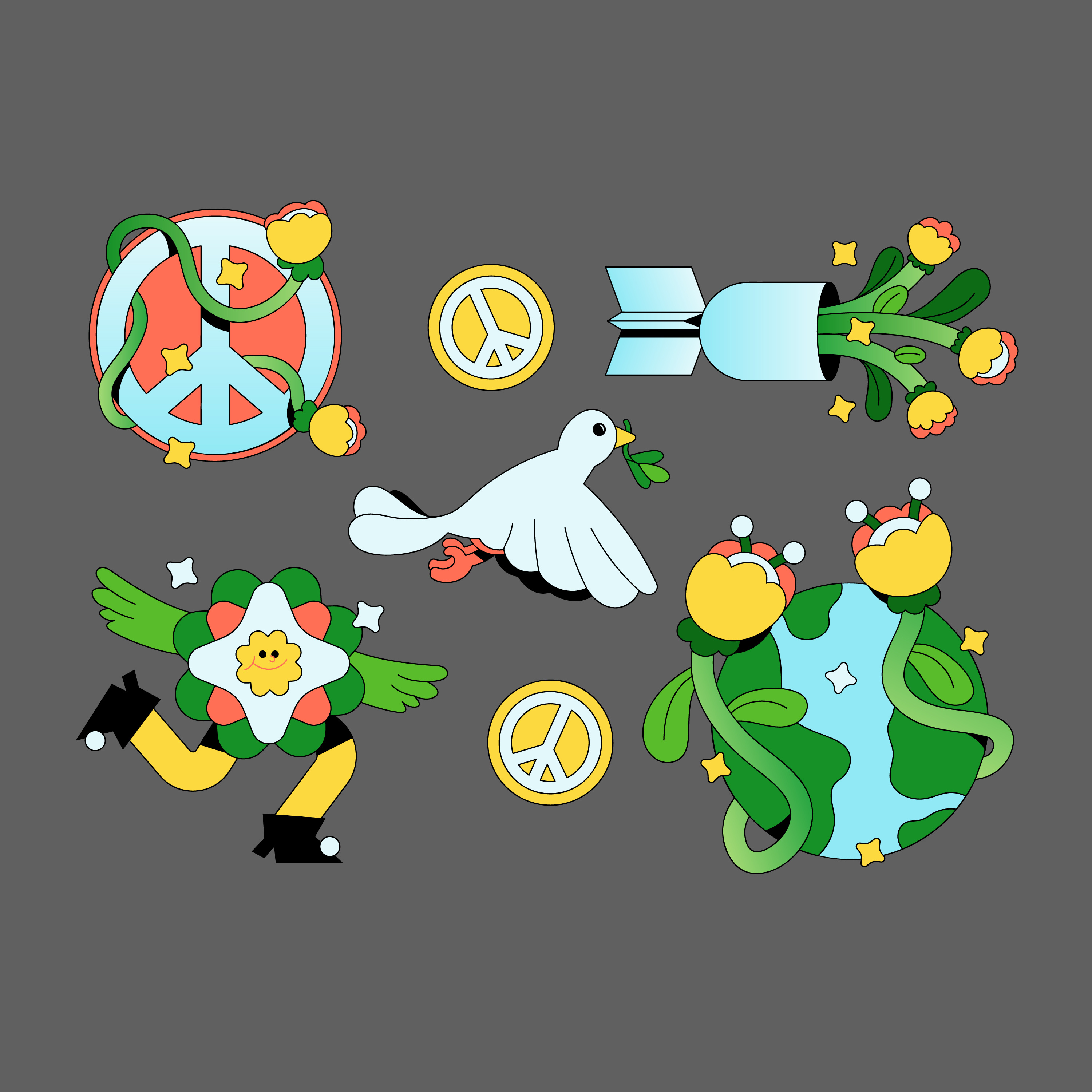 Example of 5 Asset Illustration