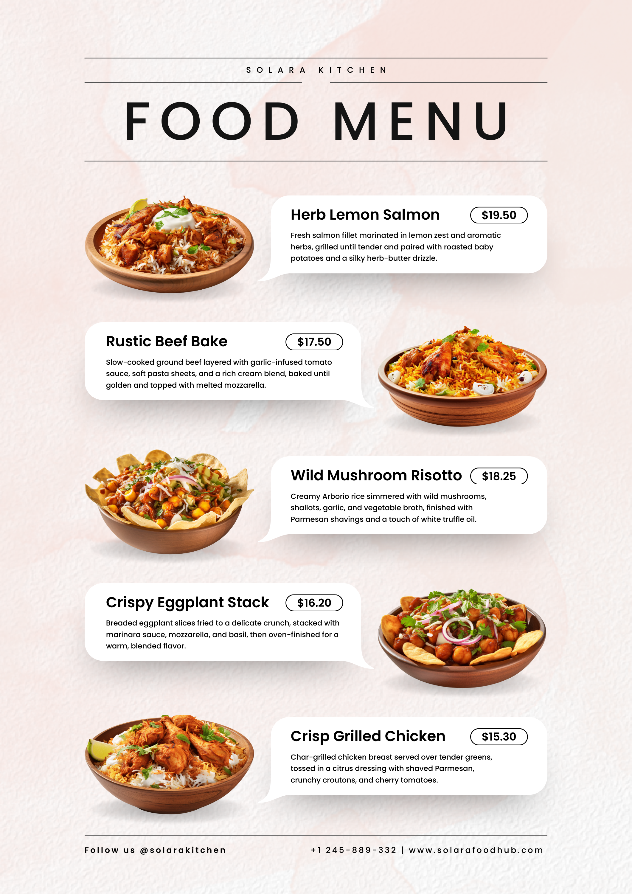 Restaurant Menu Design - Modern Food Menu cafe menu clean design dining menu figma food business food menu food photography graphic design hospitality design illustrator layout design menu card menu design menu template modern menu photoshop print design restaurant branding restaurant menu typography