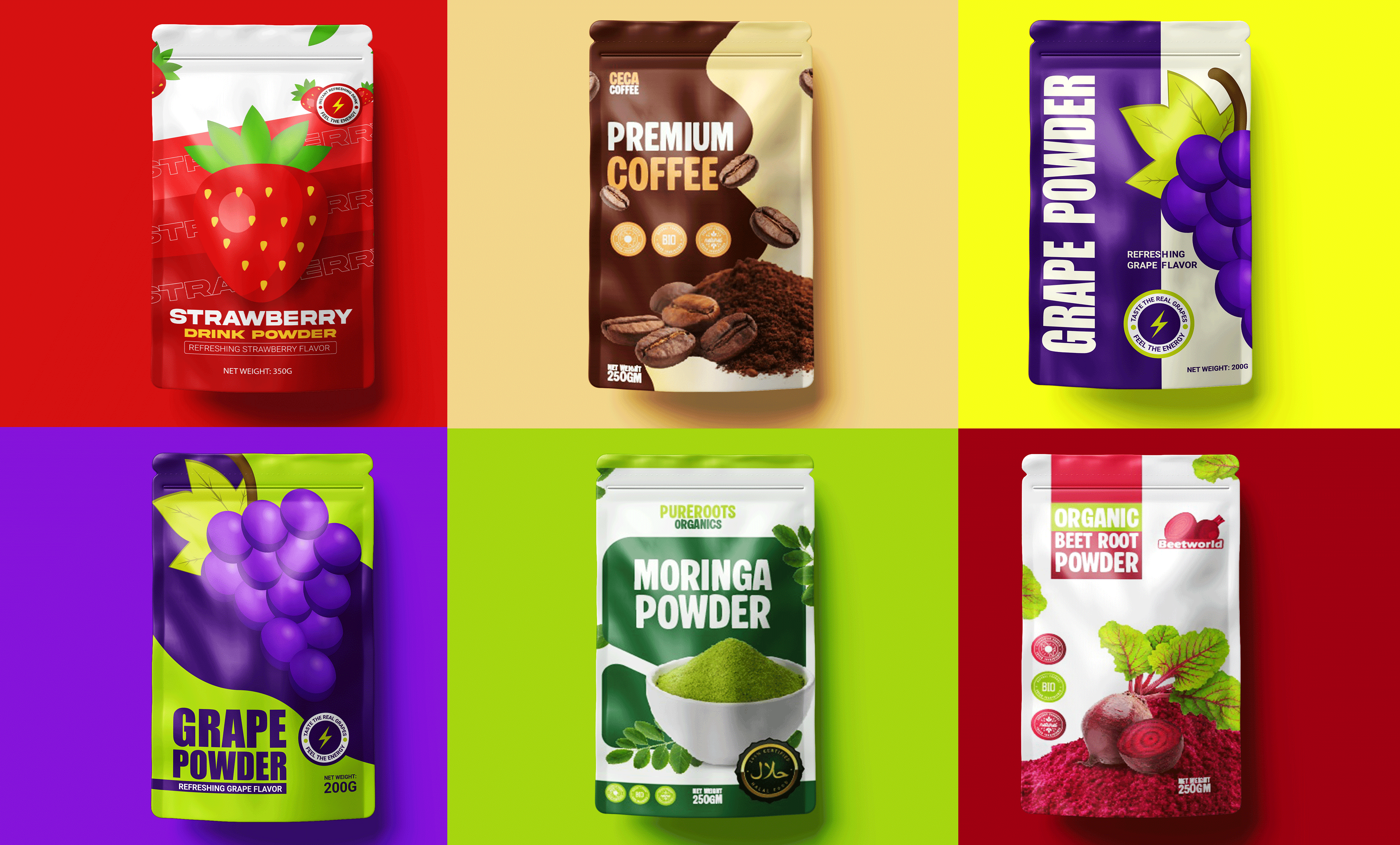 Example of Packaging & Pouch Design
