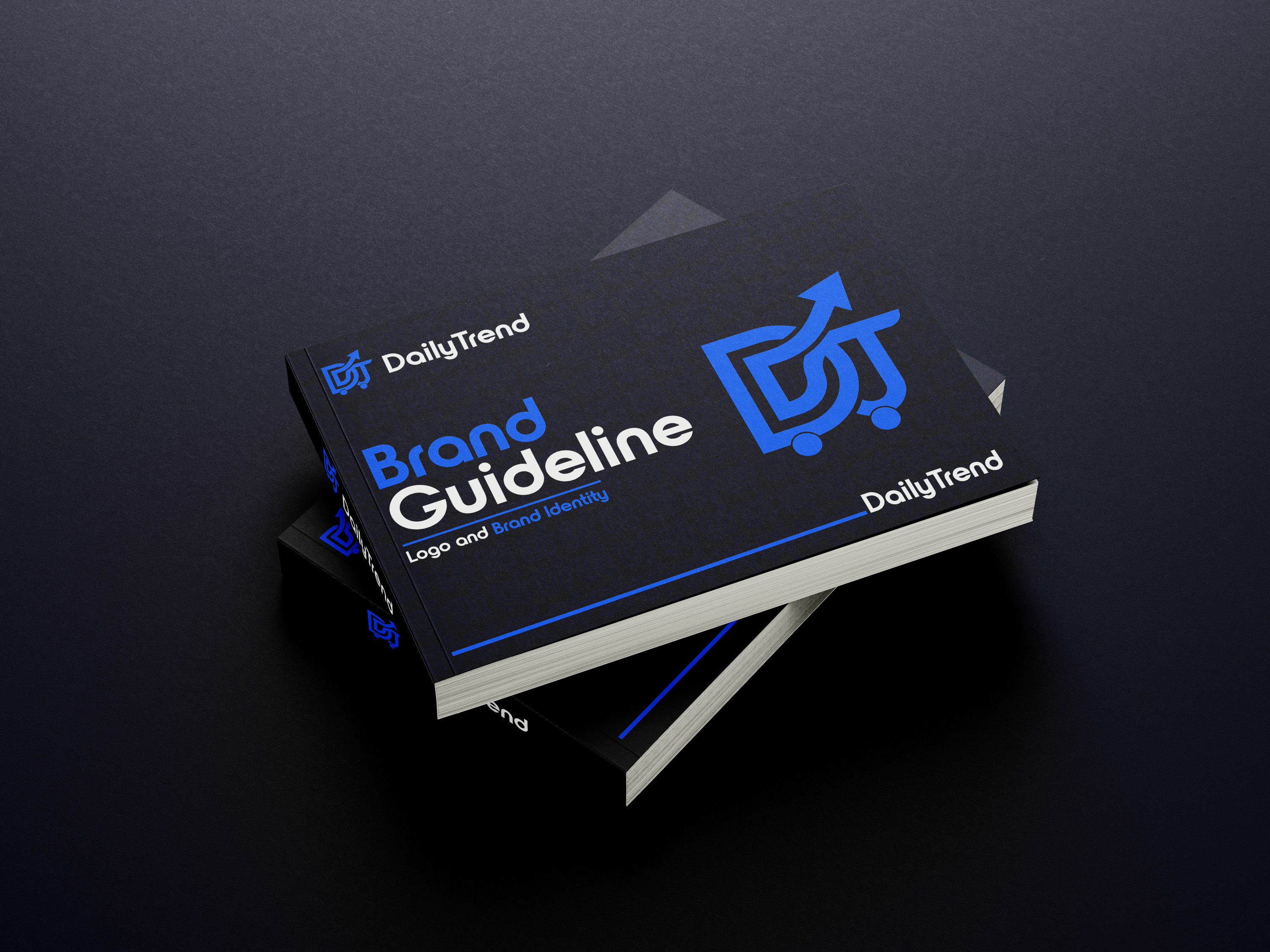 DailyTrend Ecommerce Company Logo brand style guide branding design ecc ecommerce ecommerce business logo logo logo branding logo design