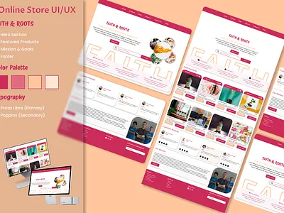 Online Shopping Ui/Ux Design case study graphic design ui ux web design website