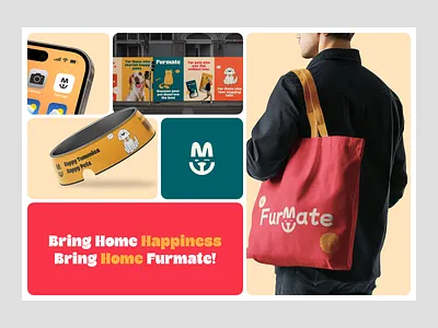 FurMate – Playful Pet Care Branding & Packaging Design brand identity brand identity system brand system branding branding for pet companies creative branding custom pet illustration branding logo and brand system logo design modern brand identity modern pet brand identity packaging design pet care branding design pet care logo design pet food design pet food packaging design pet product design inspiration product design
