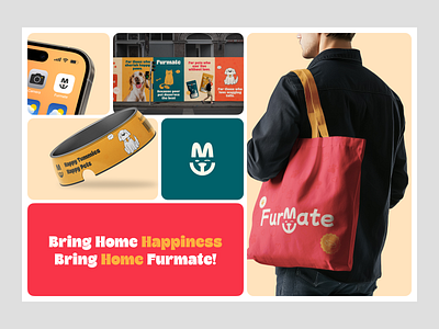 FurMate – Playful Pet Care Branding & Packaging Design brand identity brand identity system brand system branding branding for pet companies creative branding custom pet illustration branding logo and brand system logo design modern brand identity modern pet brand identity packaging design pet care branding design pet care logo design pet food design pet food packaging design pet product design inspiration product design