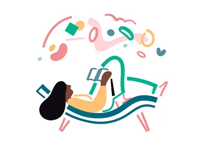 Rest for the Mind character design design illustration product ui vector webdesign