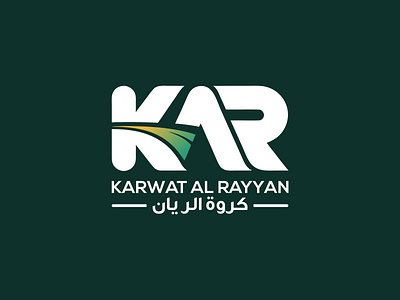 KARWAT AL RAYYAN - Modern Transport & Bus Service Logo Design branding bus service corporate identity geometric logo green logo initials logo karwat al rayyan logo design logomark logotype modern logo monogram logo movement saudia arabia speed transportation logo travel logo vector logo vehicle logo