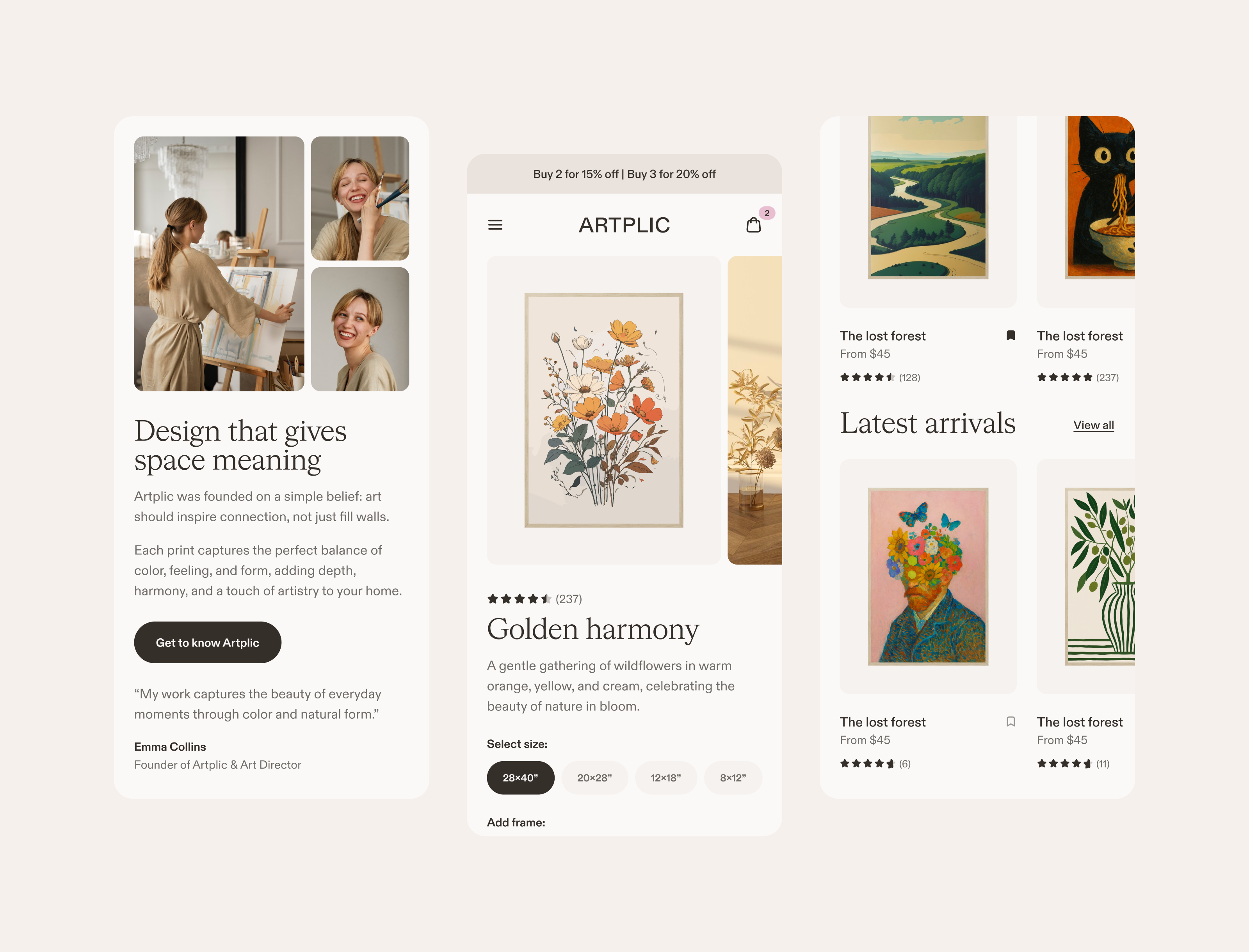 Example of E Commerce Website Design | Shopify