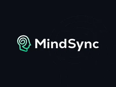 MindSync - Logo & Brand Identity Design abstract logo ai logo brain logo branding design digital logo futuristic logo intelligence logo logo minimal logo modern logo modern tech logo professional logo smart solutions logo tech logo thinking logo
