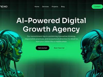 AI Powered Website Design ai ai powerd website ai productivity website animation creative agency digital agency landing page minimalist ui uiux web web app design web intractive web ui webdesign website website design