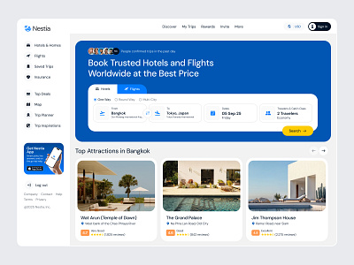 Flight Ticket Booking Dashboard admin dashboard air lince dashboard dashboard design flight flight booking flight booking dashboard flight booking web app flight ticket hotel booking dashboard minimal design modern design ticket booking dashboard travel dashboard user dashboard web app design webapp