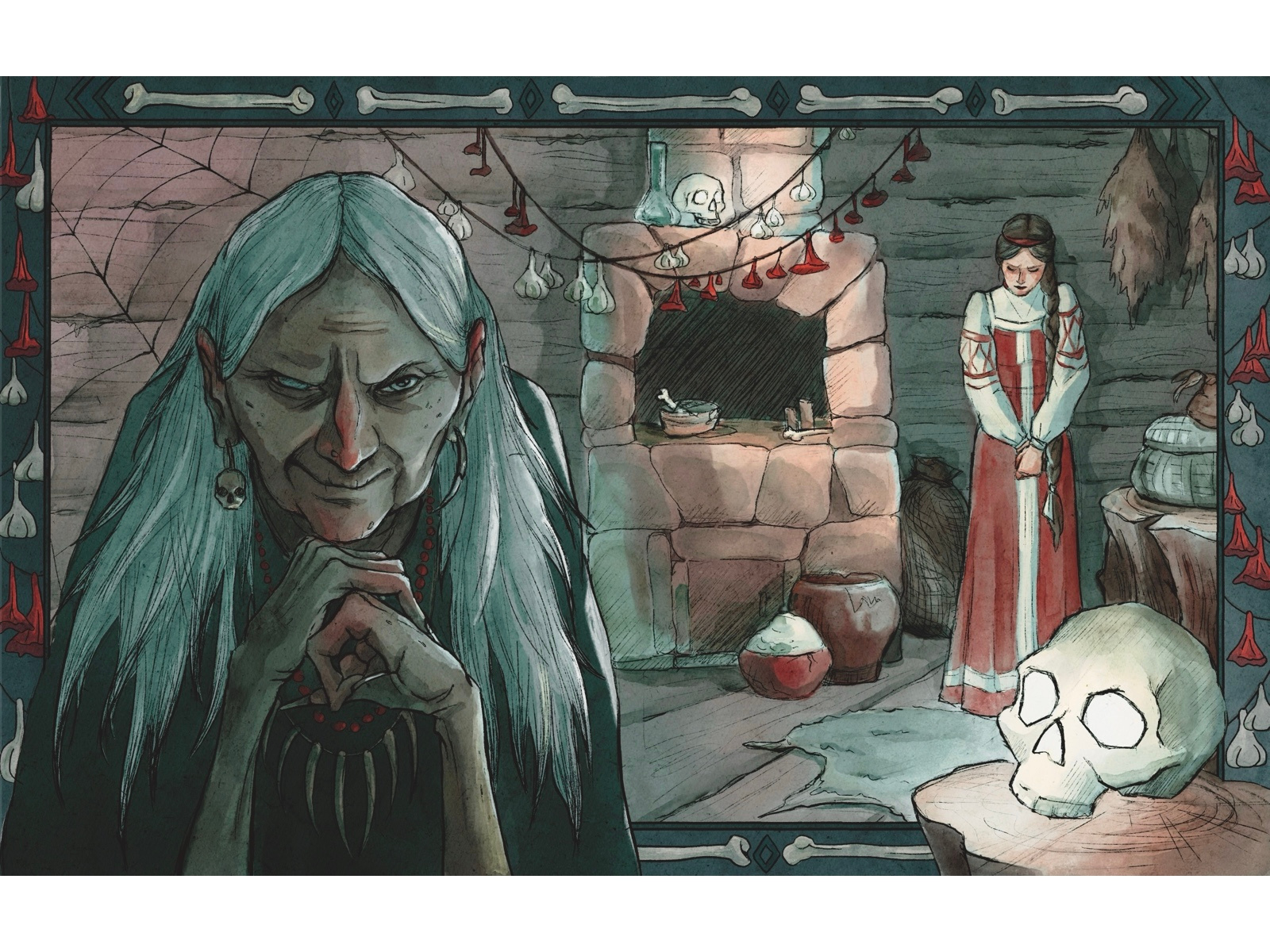 Dark Fairytale Ilustration artwork book illustration character design children book childrens book design digital art digital illustration digital painting digital watercolor drawing illustration personage picture book portrait portrait painting procreate ui watercolor watercolor art