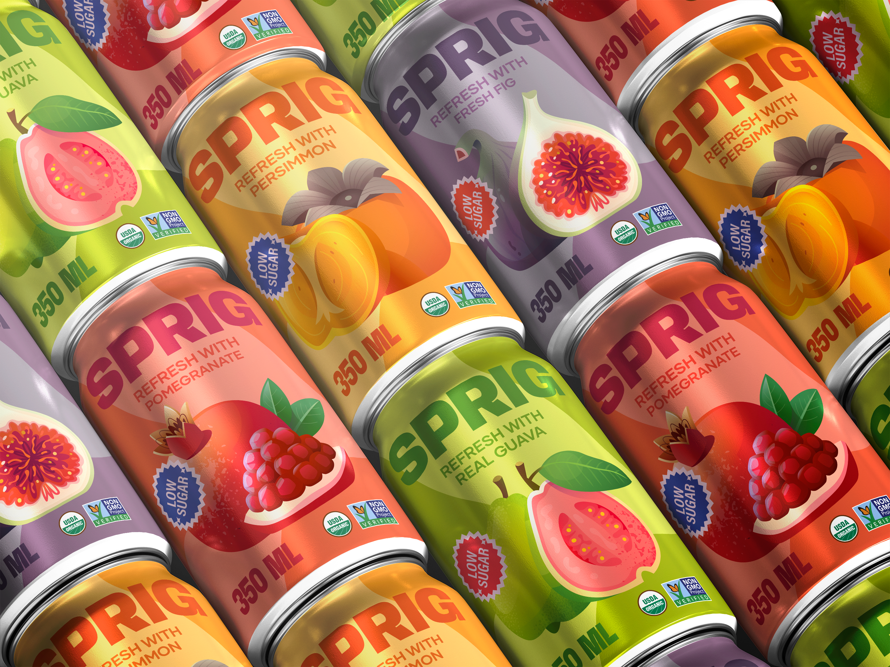 Minimalist Beverage Packaging & Can Label Design beverage beverage label design beverage packaging can can design can label design can packaging drink packaging fruit juice illustration juice juice label design label design minimalist packaging design product packaging soda can soda label design soft drink typography