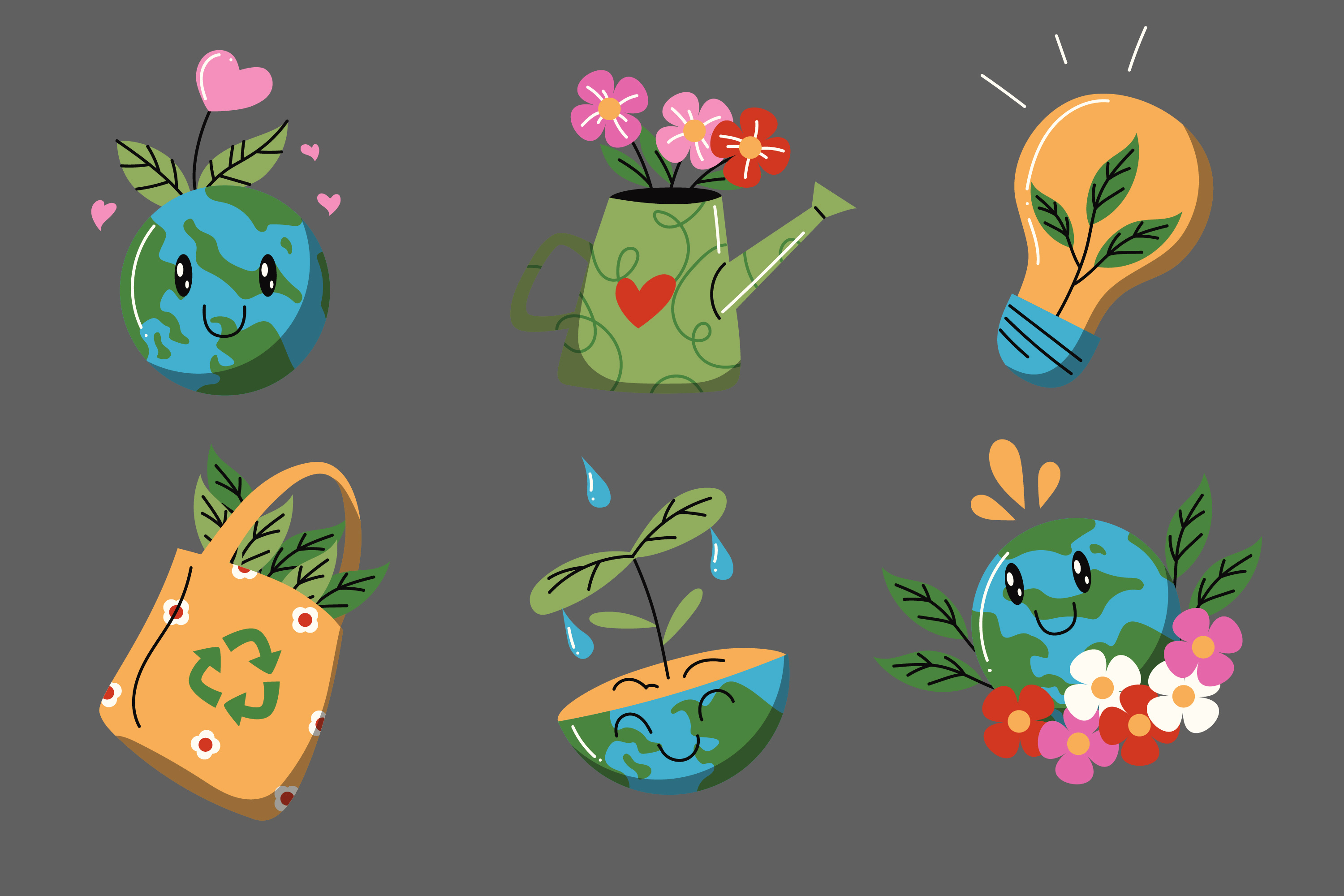 Example of 5 Asset Illustration